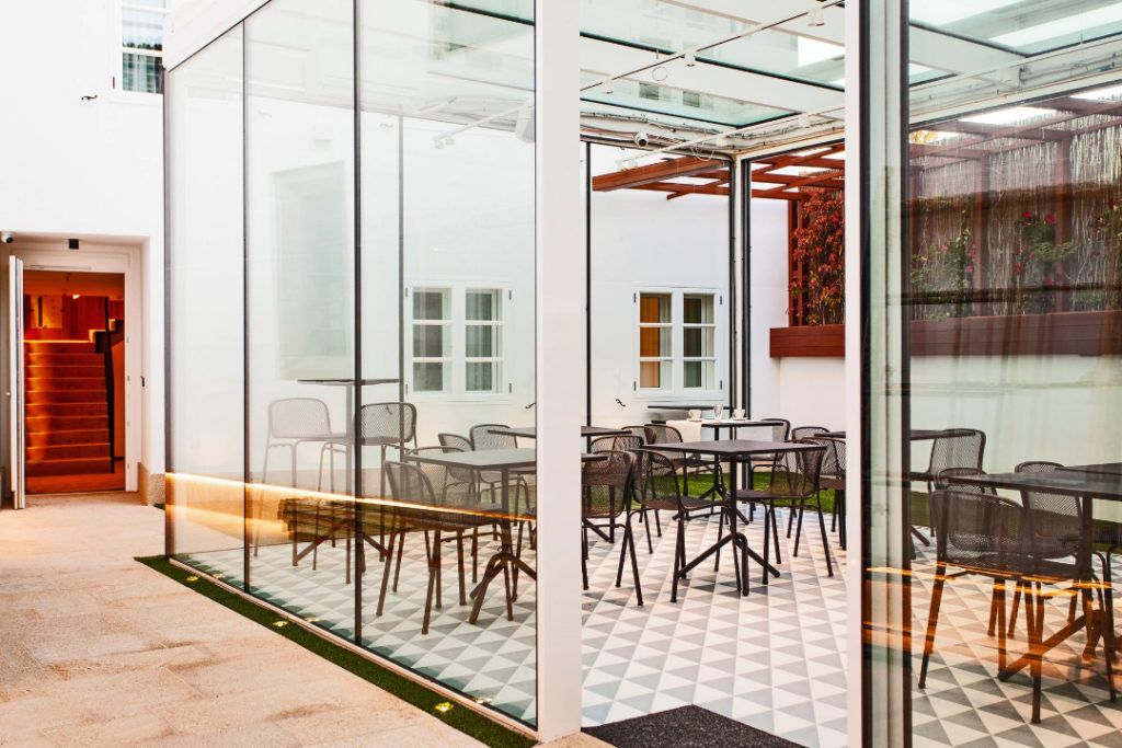 Patio interior climatizado