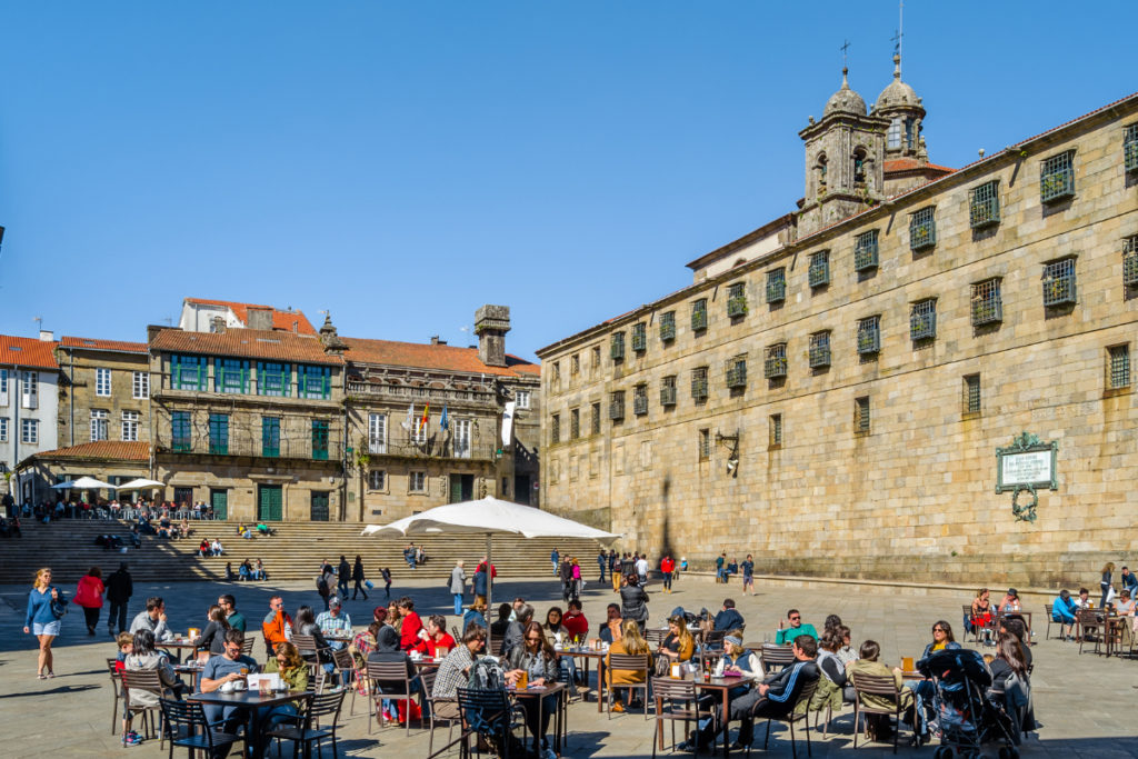Plaza de la Quintana en Santiago de Compostela