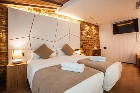 Habitación doble superior con dos camas